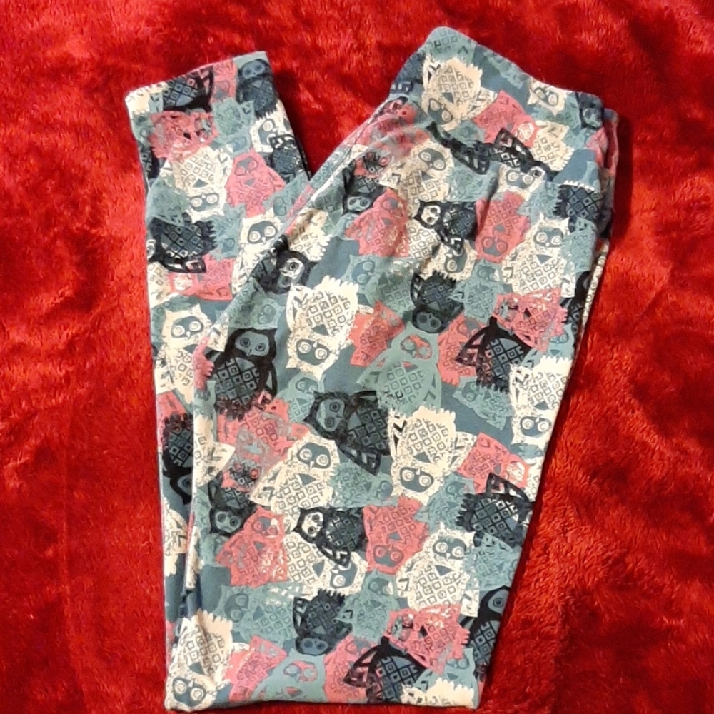 Owl Print Lularoe Leggings OS